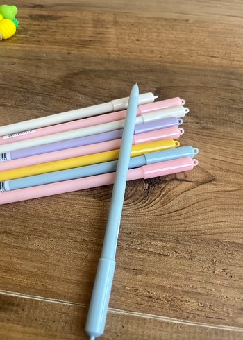 Pastel Renkli Çoklu Jel Kalem - Görsel 2