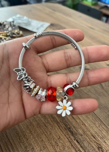 Renkli Boncuklu Kadın Bileklik - Görsel 2