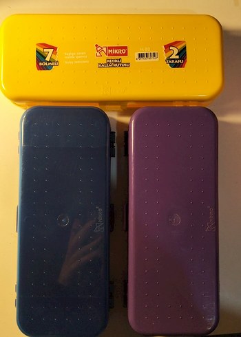 Renkli Çok Bölmeli Kalem Kutu - Görsel 2