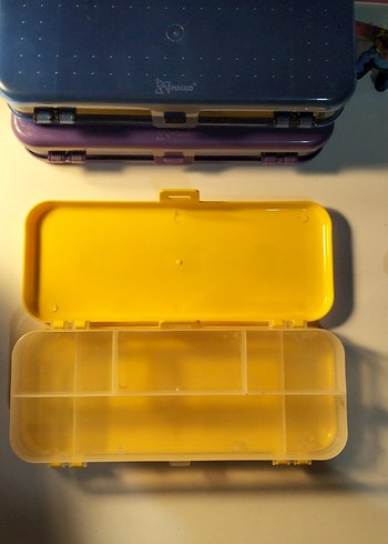 Renkli Çok Bölmeli Kalem Kutu - Görsel 4