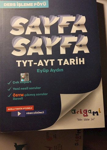 Tyt-Ayt Tarih kitabı- Origami Yayınları
