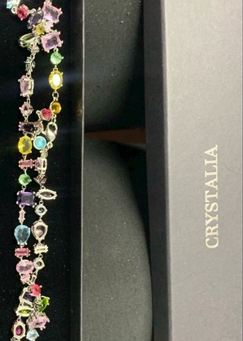  Beden çeşitli Renk Swarovski gema kolye