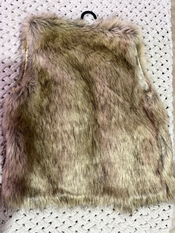 Stradivarius Suni Kürk Kadın Yelek - Görsel 3