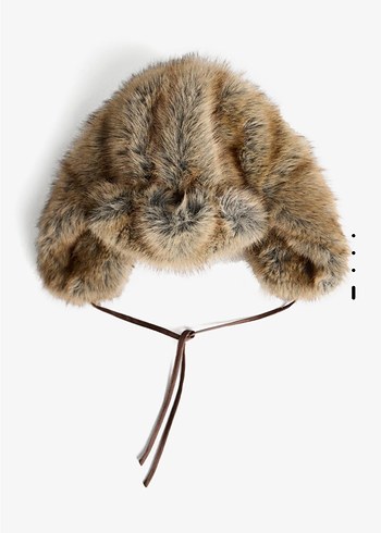 Bershka Kürklü şapka - Görsel 2