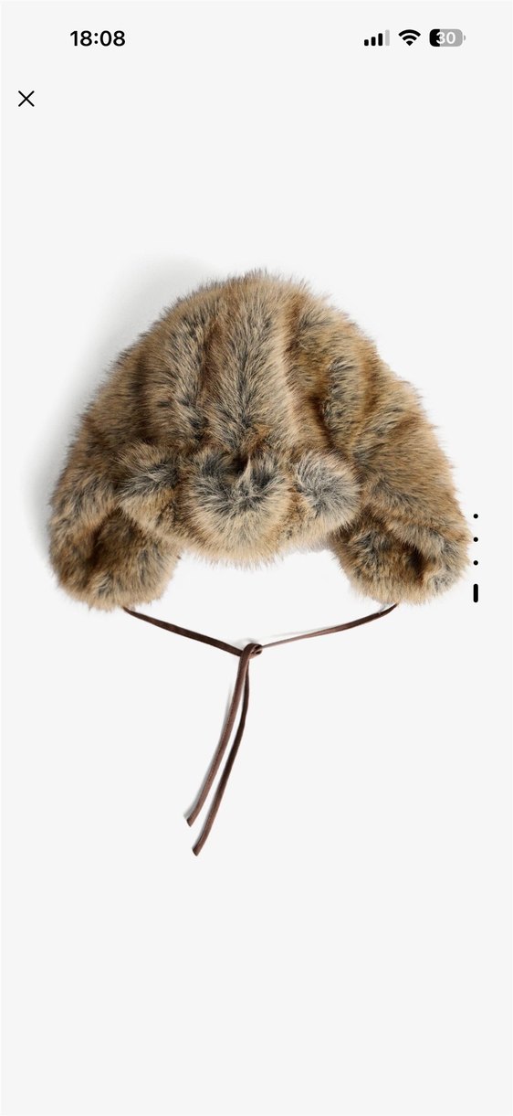 Bershka Kürklü şapka - Görsel 2