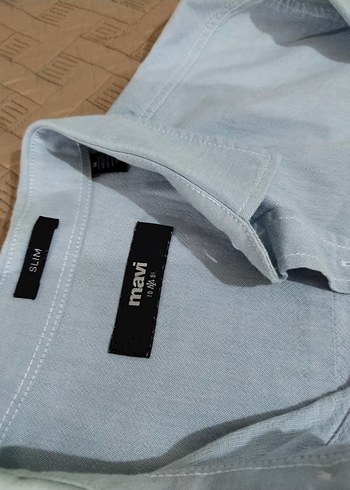 Mavi Erkek Uzun Kollu Denim Gömlek