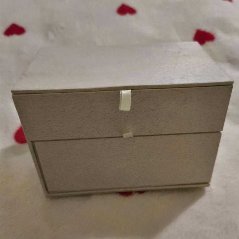 Beyaz Ahşap Makyaj Organizer Kutusu - Görsel 3