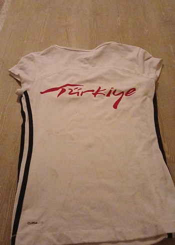 Adidas Beyaz Pamuklu Kısa Kollu Tişört - Görsel 4