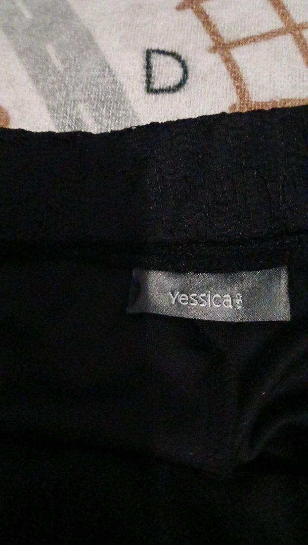 Dantel Detaylı Siyah Midi Hamile Eteği - Görsel 2