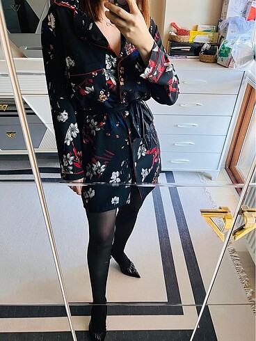 s Beden Zara model gömlek elbise