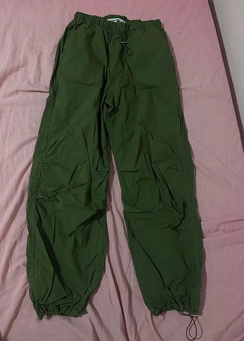 Haki Renk Paraşüt Pantolon