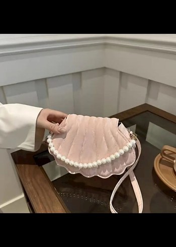 Diğer Pembe Piliseli Deri Kadın Çanta
