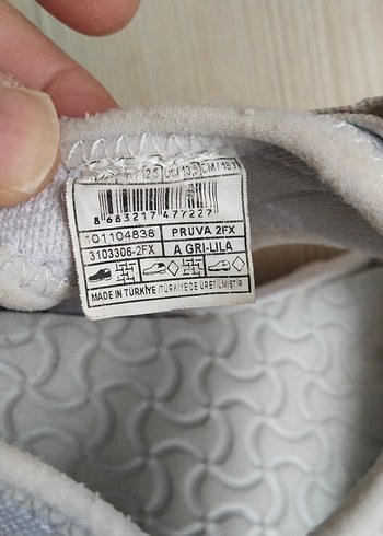 35 numara Kız Çocuk Cırt Cırtlı Sandalet - Görsel 3