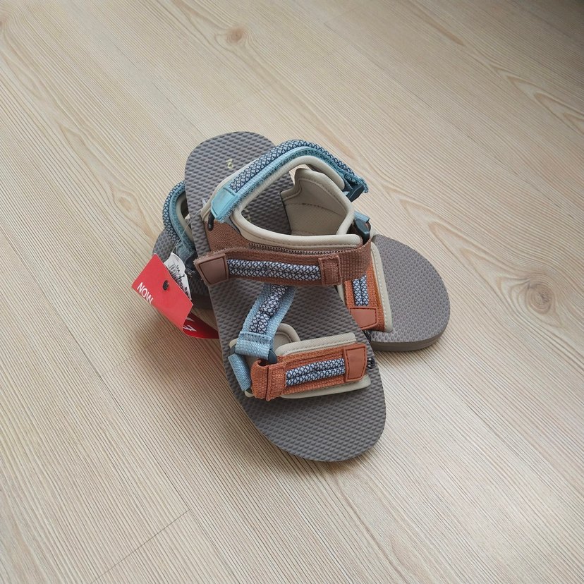 Renkli Cırtcırtlı Kadın Dolgu Topuklu Sandalet - Görsel 3