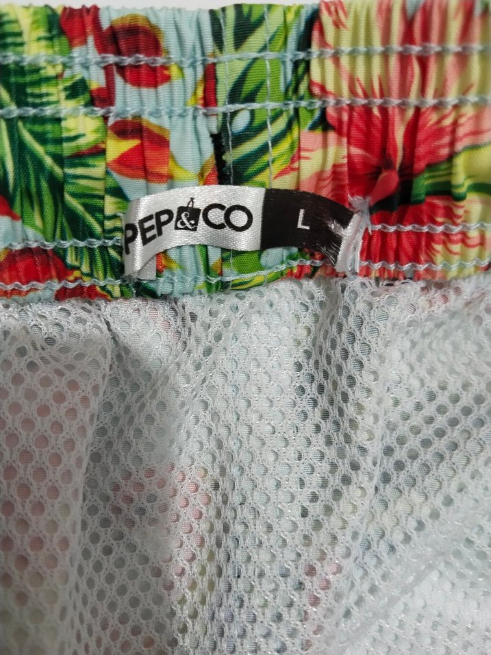 Renkli Tropikal Desenli Erkek deniz Şort - Görsel 3