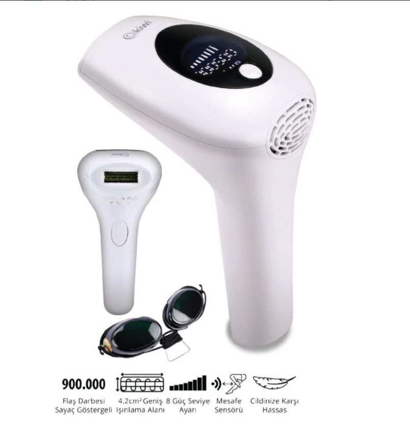 Okiwi IPL Teknolojili Beyaz Lazer Epilasyon Cihazı - Görsel 5