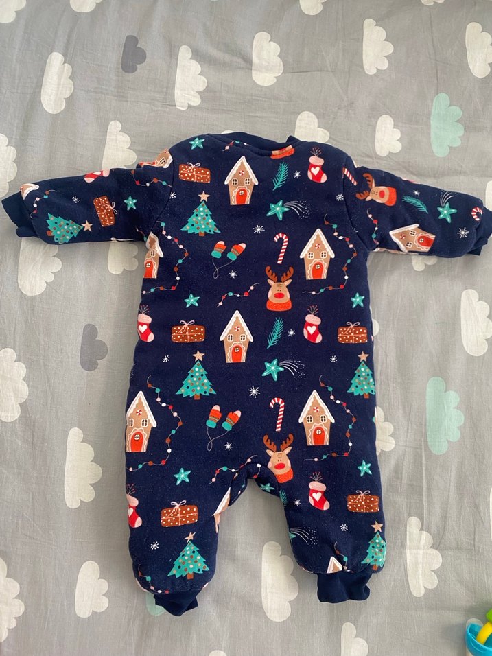 Renkli Baskılı Erkek Bebek Uyku Tulumu - Görsel 2