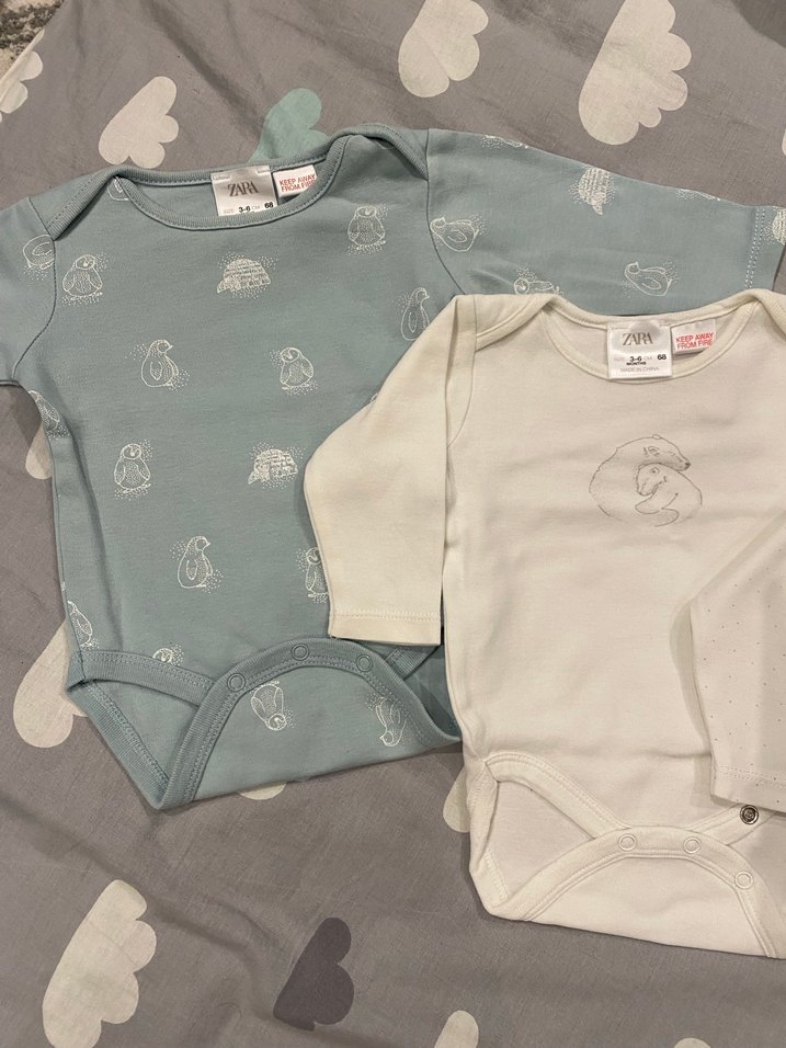 Uzun Kollu Bebek Body - Görsel 2