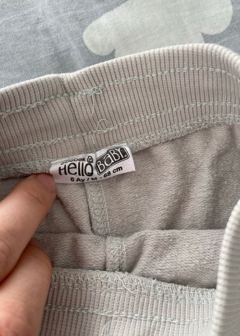 2li Gri ve lacivert Erkek Çocuk Pamuklu Rahat Pantolon - Görsel 2