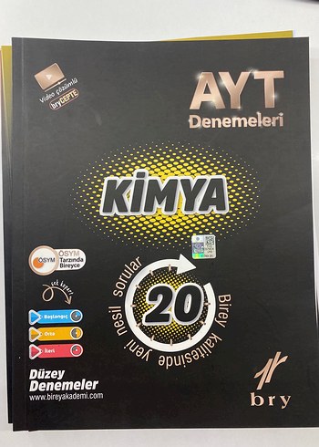 BİREY AYT Kimya Denemeleri