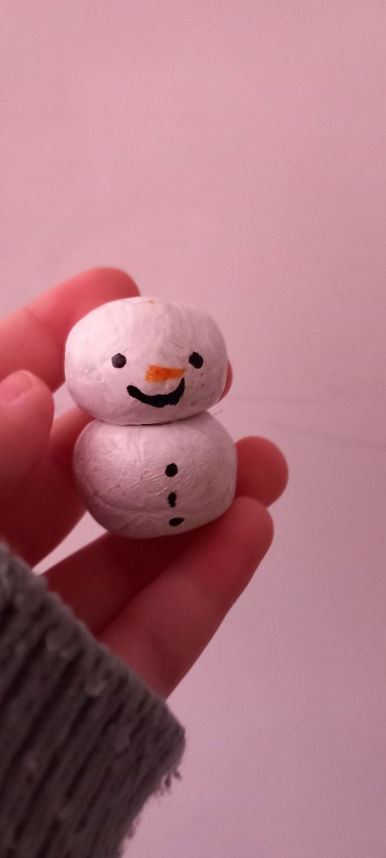 Beyaz Kar Adam Figürü - Görsel 4