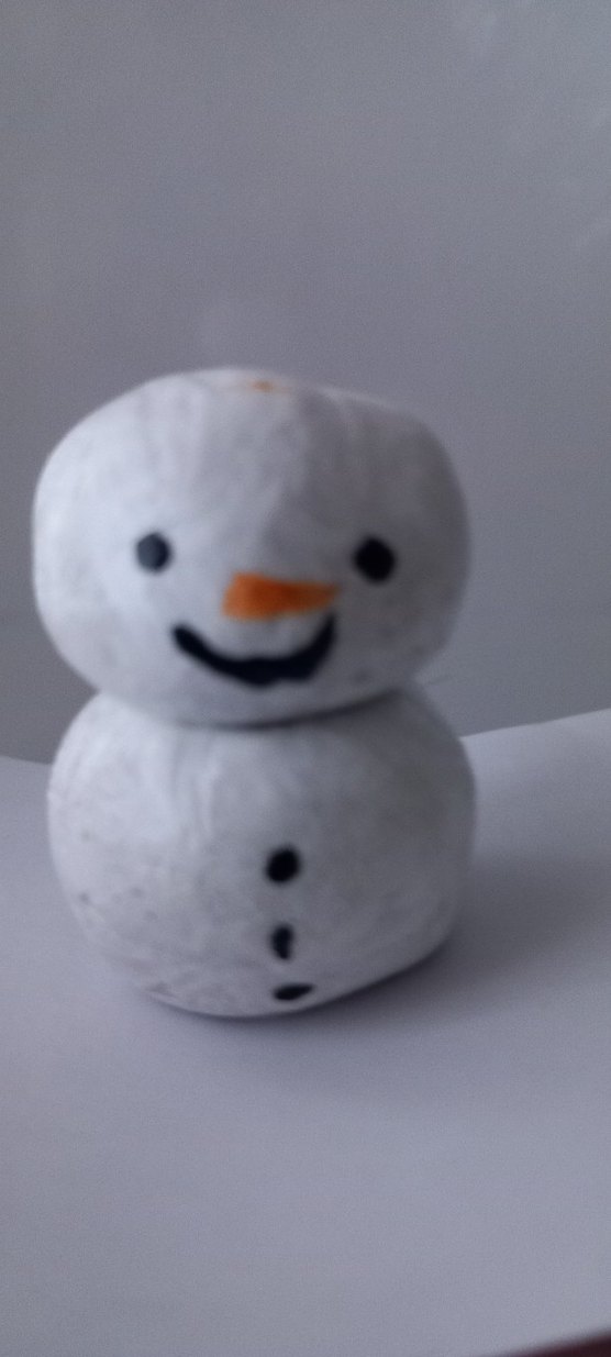 Beyaz Kar Adam Figürü - Görsel 2