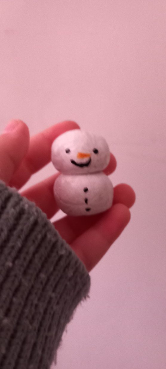 Beyaz Kar Adam Figürü - Görsel 3