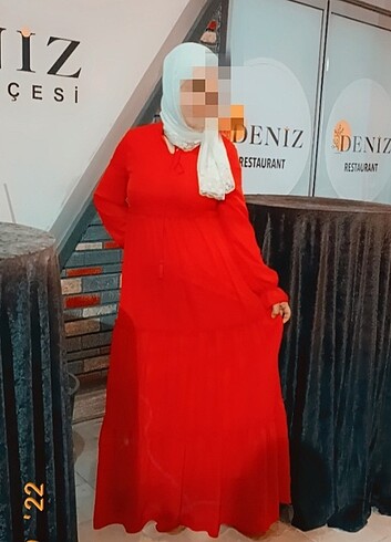 Bayan şifon elbise