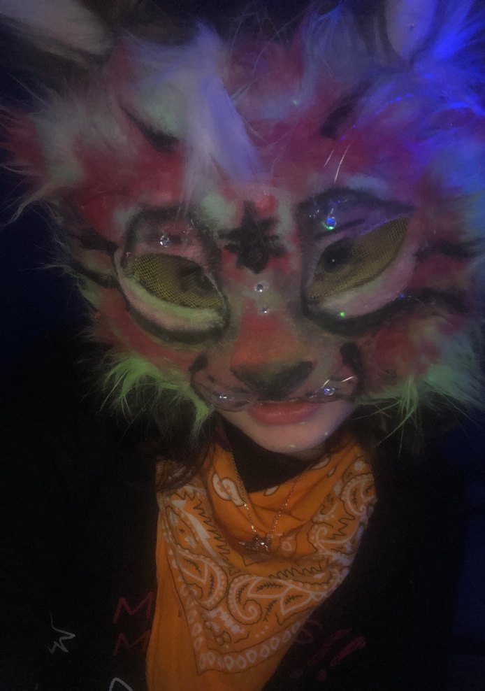 karpuz temali pastel therian maskesi - Görsel 4