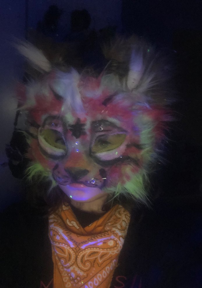 karpuz temali pastel therian maskesi - Görsel 5