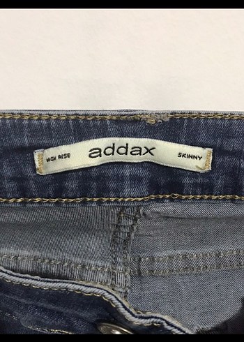 31 Beden Kadın Gri Mavi Midi Boy Denim Jean