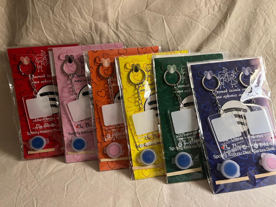 parmak izi anahtarlık - Görsel 3