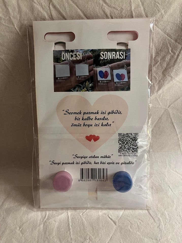 parmak izi anahtarlık - Görsel 2