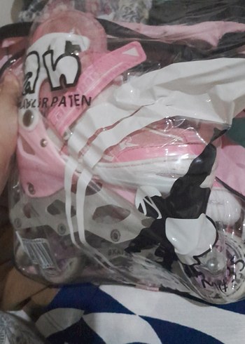 Pembe Baskılı Elastik Kız Çocuk Aksesuarı