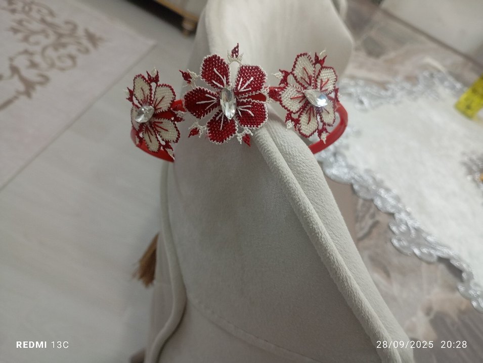 el emeği iğne oyası taç - Görsel 2