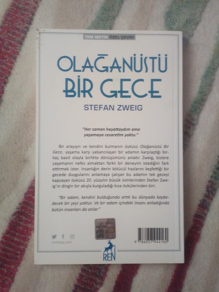 Olağanüstü Bir Gece - Stefan Zweig - Görsel 2
