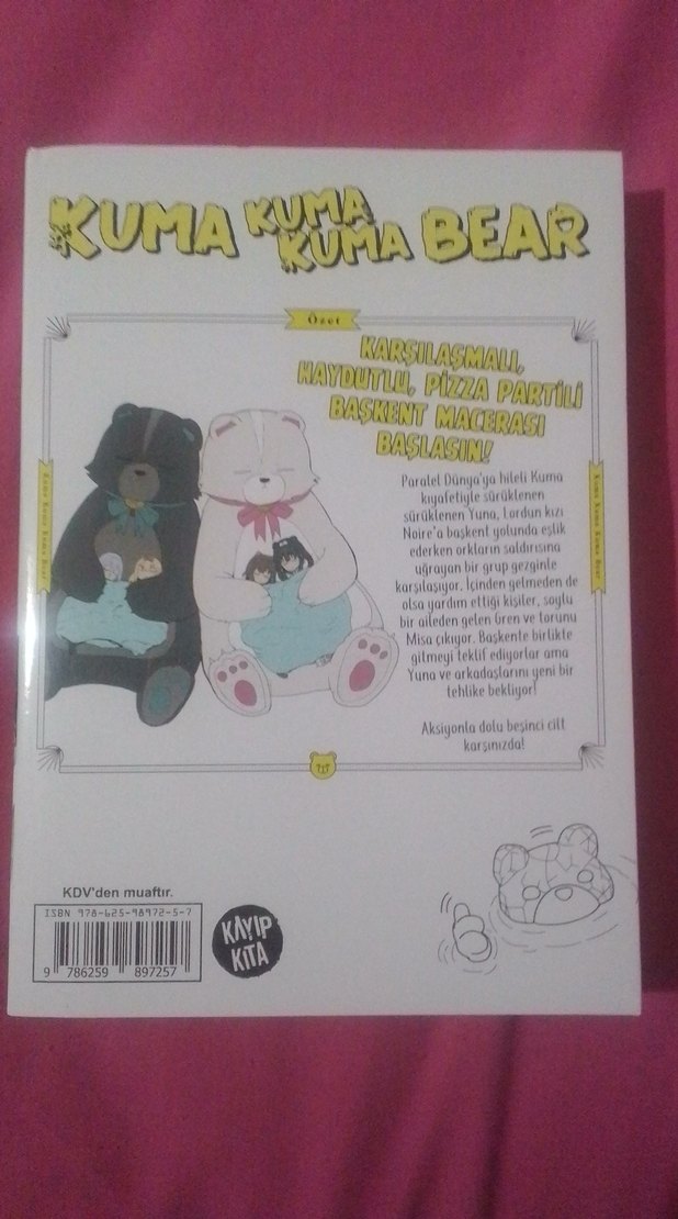 Kuma Kuma Kuma Bear Cilt 5 - Görsel 2