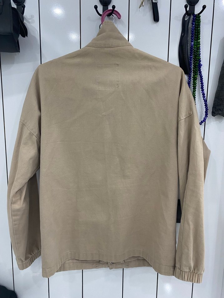 Bej Düğmeli erkek Ceket - Görsel 5
