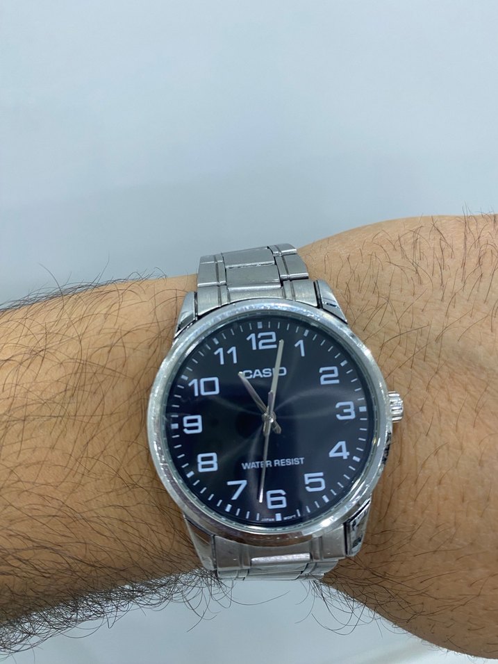 Casio Klasik Erkek Saat Siyah Kadran - Görsel 5