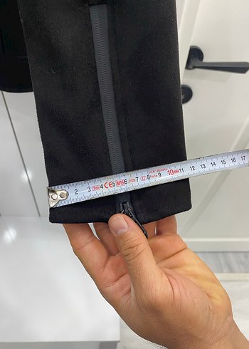 Erkek Siyah Fermuarlı Street Wear Ceket - Görsel 6