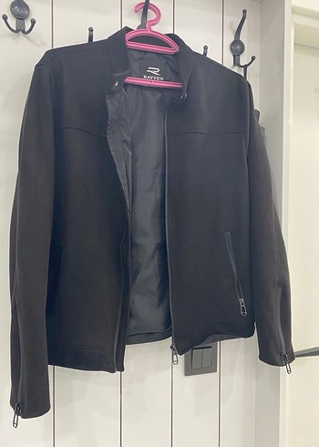 Erkek Siyah Fermuarlı Street Wear Ceket - Görsel 2