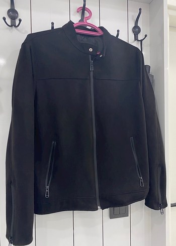 Erkek Siyah Fermuarlı Street Wear Ceket - Görsel 4