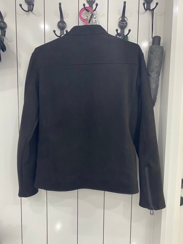 Erkek Siyah Fermuarlı Street Wear Ceket - Görsel 5