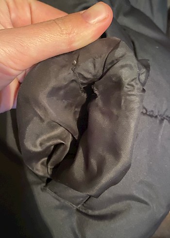 Siyah Fermuarlı Kadın Kışlık Mont - Görsel 4