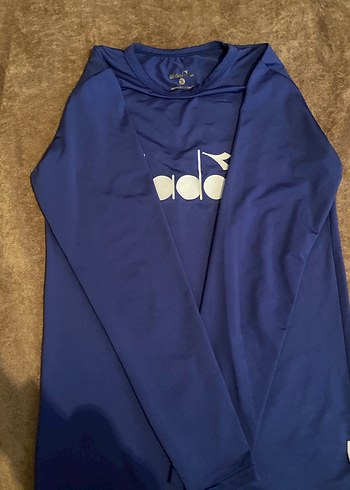 Erkek Lacivert Diadora Baskılı İçlik - Görsel 2