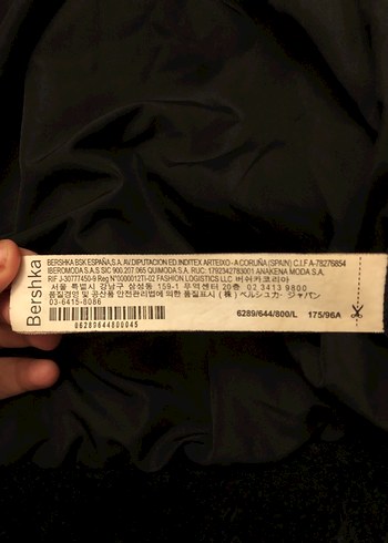Bershka Siyah Peluş Kapüşonlu Kadın Kaban