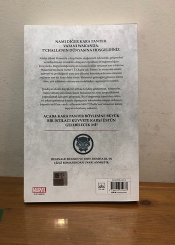 Marvel Black Panther Kara Panter Çizgi Roman