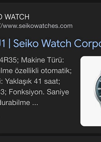 Seiko Seiko SRPB41J1 Klasik Erkek Kol Saati