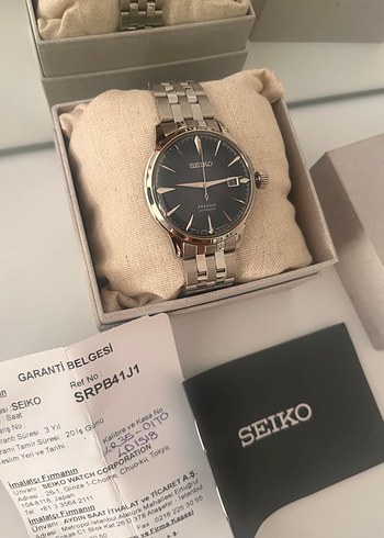  Beden lacivert Renk Seiko SRPB41J1 Klasik Erkek Kol Saati