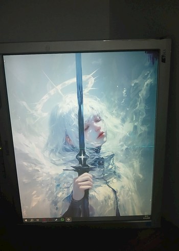 Gri Philips Monitör - Görsel 3